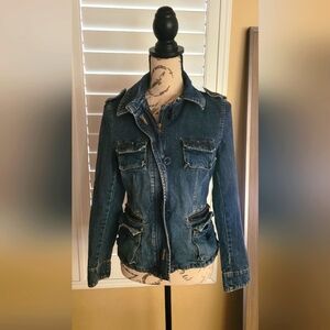 EUC OLD NAVY utility jean jacket